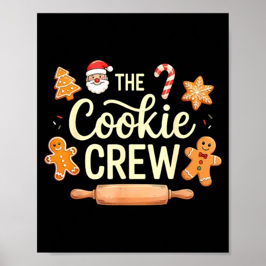 Poster The Cookie Crew Christmas Baking Cookie Lover  (Devant)