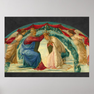 Poster The Coronation of the Virgin by Filippino Lippi