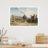 Poster The Court of Trinity College, Cambridge, from 'The (Cuisine)
