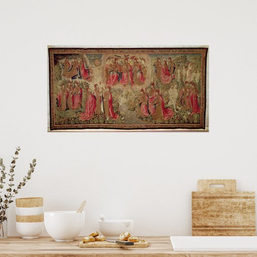 Poster The Creation, Brussels Workshop, c.1600 (Cuisine)