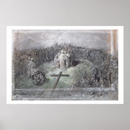 Poster The Crucifix (w/c et gouache on paper) (Devant)