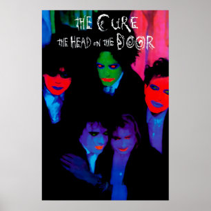 Poster The Cure 1985 États-Unis The Head on the Door Affi