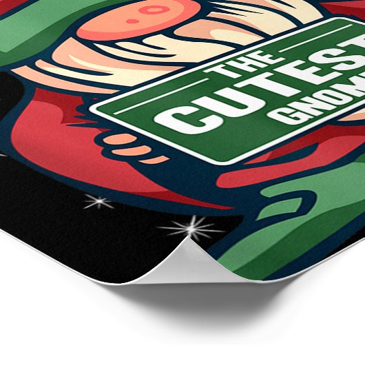 Poster The Cutest Gnome Xmas Elf Matching Family Christma (Coin)