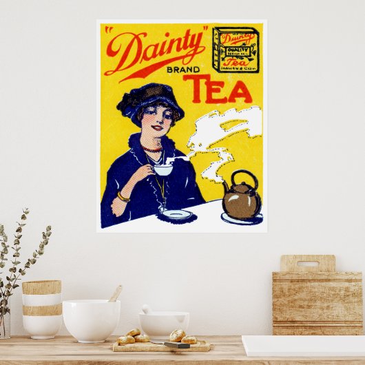 Poster Thé Dainty 1910 (Cuisine)