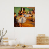 Poster The Dance Class by Edgar Degas (Cuisine)