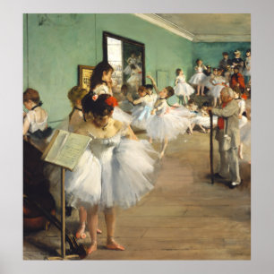 Poster The Dance Class Edgar Degas