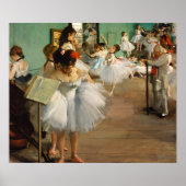 Poster The Dance class, Famous Painting (Devant)