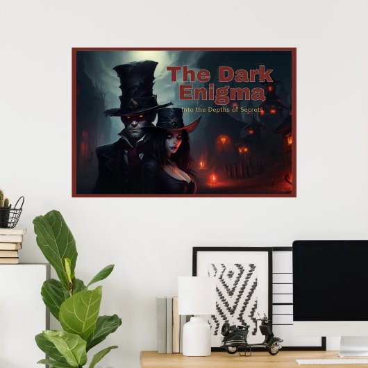 Poster The Dark Enigma (Bureau à domicile)