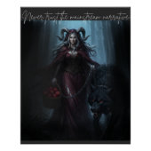 Poster The Dark Red Ridding Hood (Devant)