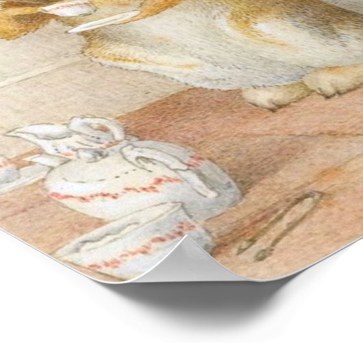 Poster Thé de lapin - Beatrix Potter (Coin)