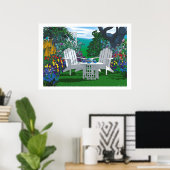 Poster Thé de l'après-midi (Bureau à domicile)