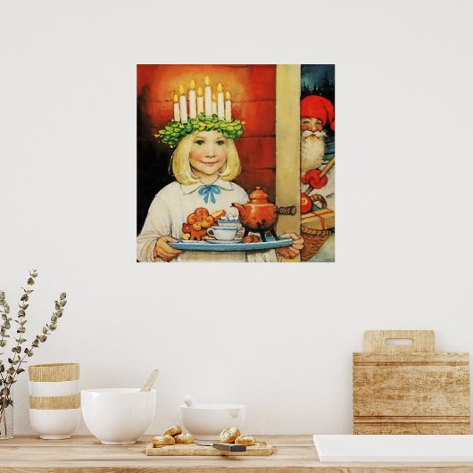 Poster "Thé de Noël" par Jenny Nystrom (Cuisine)