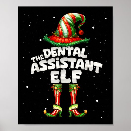 Poster The Dental Istant Elf Family Matching Group Christ (Devant)