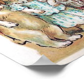 Poster "The Dog Family" Vintage (Coin)