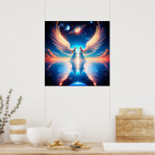 Poster The Double Angels on 24x24 Wall  (Cuisine)