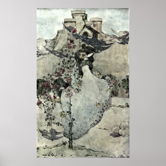 Poster The Dove-Cot By The Sea par Jessie King (1905) (Devant)