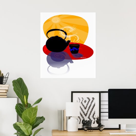 Poster Thé dragon (Bureau à domicile)