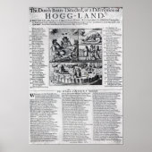 Poster The Dutch Boare dissected (Devant)