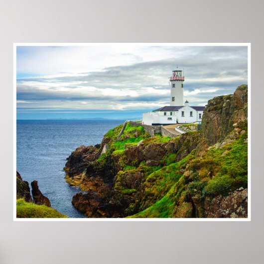 Poster The "Edge of the World" at Fanad Head Lighthouse (Devant)