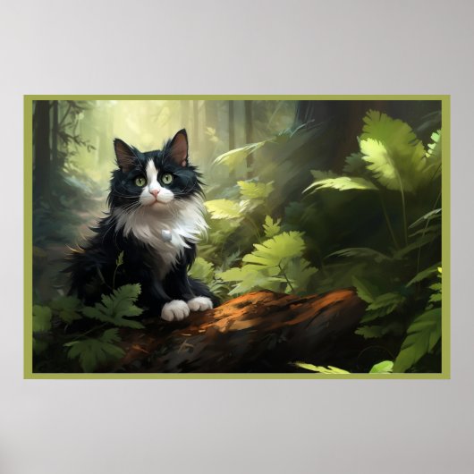 Poster The Enchanted Forest Cats (Devant)