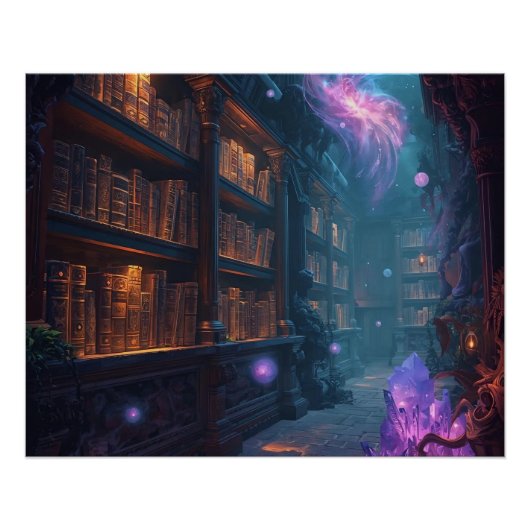 Poster The Enchanted Library (Devant)