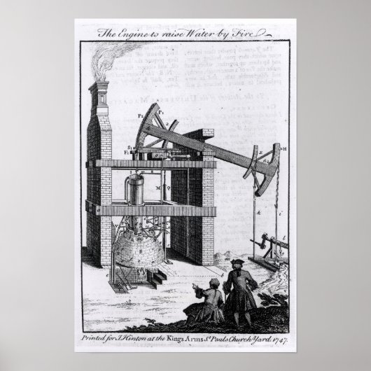 Poster The Engine to Raise Water by Fire (Devant)