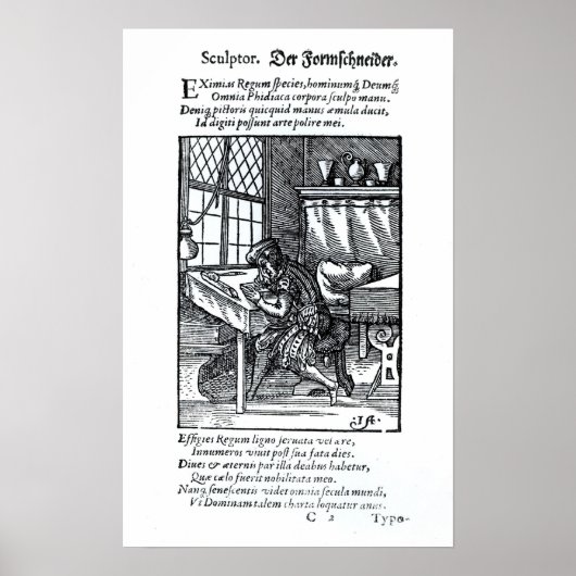 Poster The Engraver, publié par Hartman Schopper (Devant)