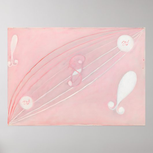 Poster The Eros Series, no 8 par Hilma af Klint (Devant)