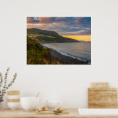 Poster The Evening Glow of Greystones Coast (Cuisine)