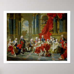 Poster The Family of Philip V, 1743