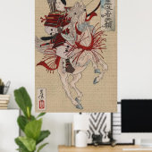 Poster The female warrior samurai Lady Hangaku (Bureau à domicile)