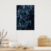 Poster The Fierce Grace of Reconstructed Denim Roses (Cuisine)