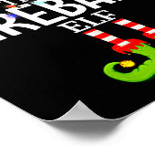 Poster The Fireball Elf Christmas Matching Pajamas (Coin)