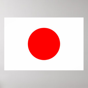 Poster The Flag of Japan