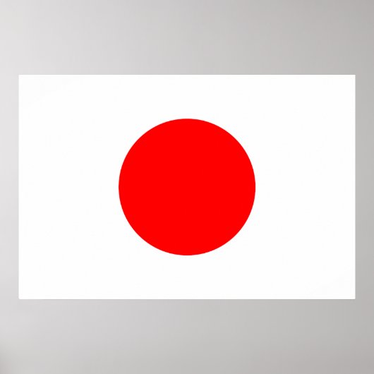 Poster The Flag of Japan (Devant)