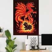 Poster The Flame Tailed Fox Within (Bureau à domicile)
