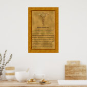 Poster The Florence Nightingale Pledge (Cuisine)