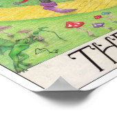 Poster The Fool tarot card (Coin)