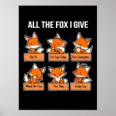 Poster The Fox I Give (Devant)