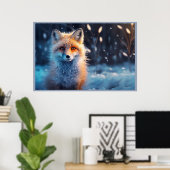 Poster The Fox of the Mysterious Forest (Bureau à domicile)