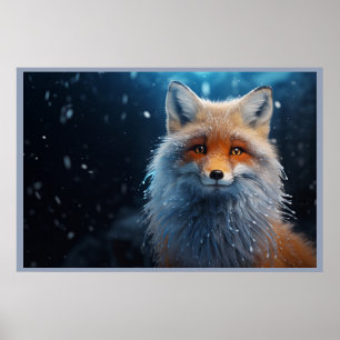 Poster The Free Spirit of the Woodland Fox