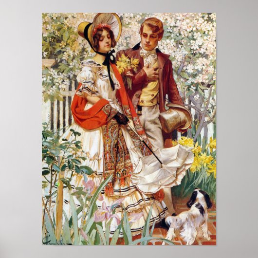 Poster The Garden Walk, 1904 par J. C. Leyendecker (Devant)