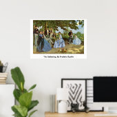 Poster The Gathering, By Frederic Bazille (Bureau à domicile)