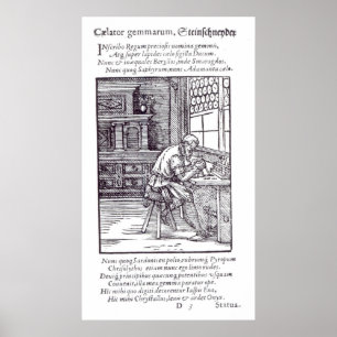 Poster The Gem Engraver, publié par Hartman Schopper