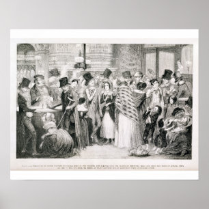 Poster The Gin Shop, assiette 1 de "The Drunkard's Childr