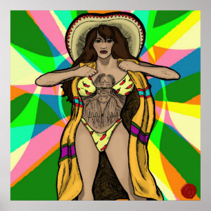 Poster The Girl with the Trejo Tattoo