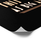 Poster The Glass: Twice as Big as it Needs to Be (16x20") (Coin)