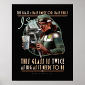 Poster The Glass: Twice as Big as it Needs to Be (16x20") (Devant)