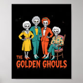 Poster The Golden Ghouls Funny Halloween (Devant)