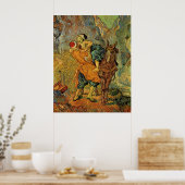 Poster The Good Samaritan after Delacroix by van Gogh (Cuisine)